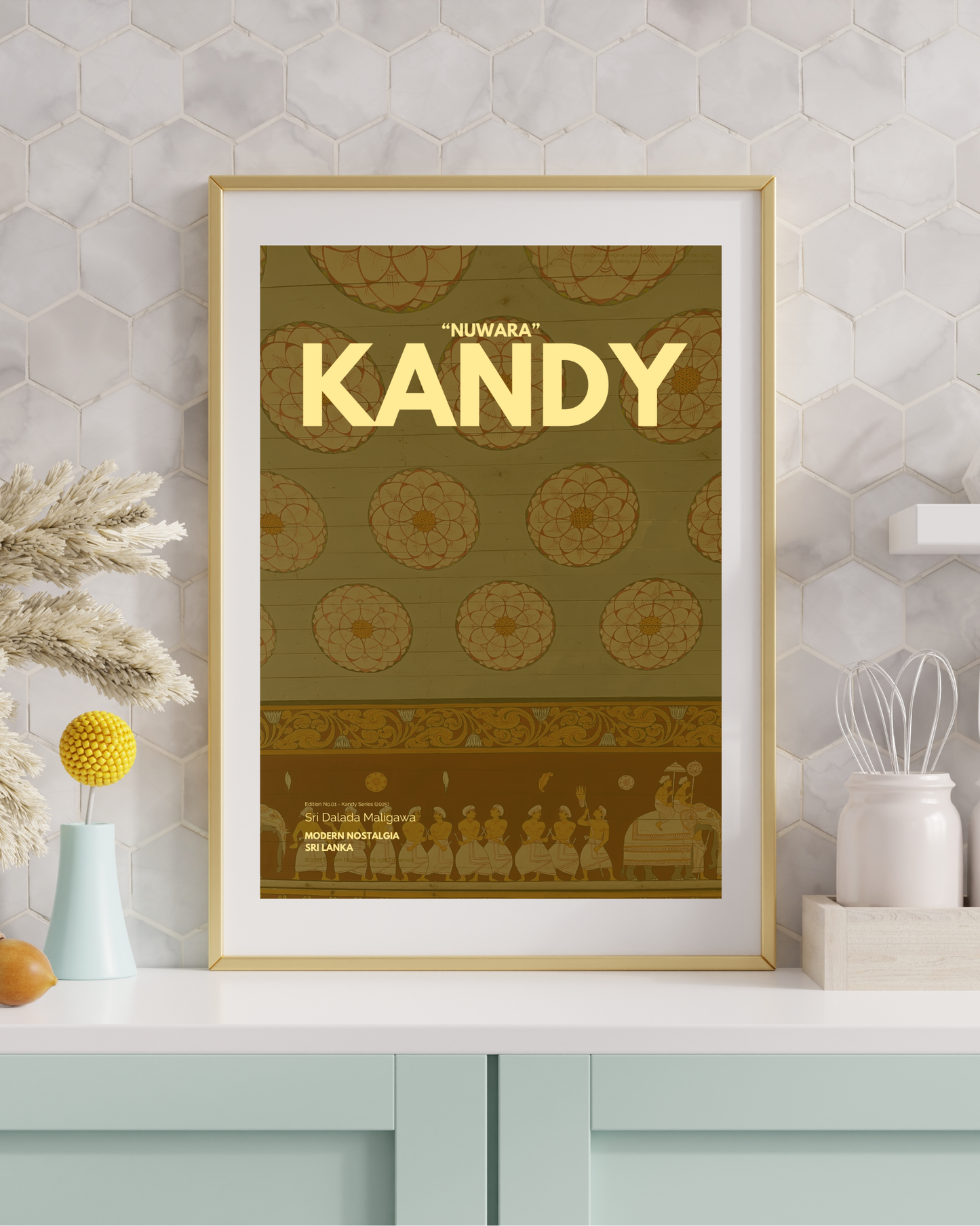 Sri Dalada Maligawa Premium Poster (Kandy Series)