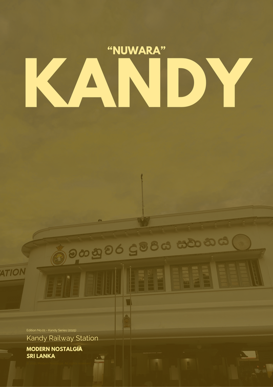 Kandy Railway Station Premium Poster (Kandy Series)