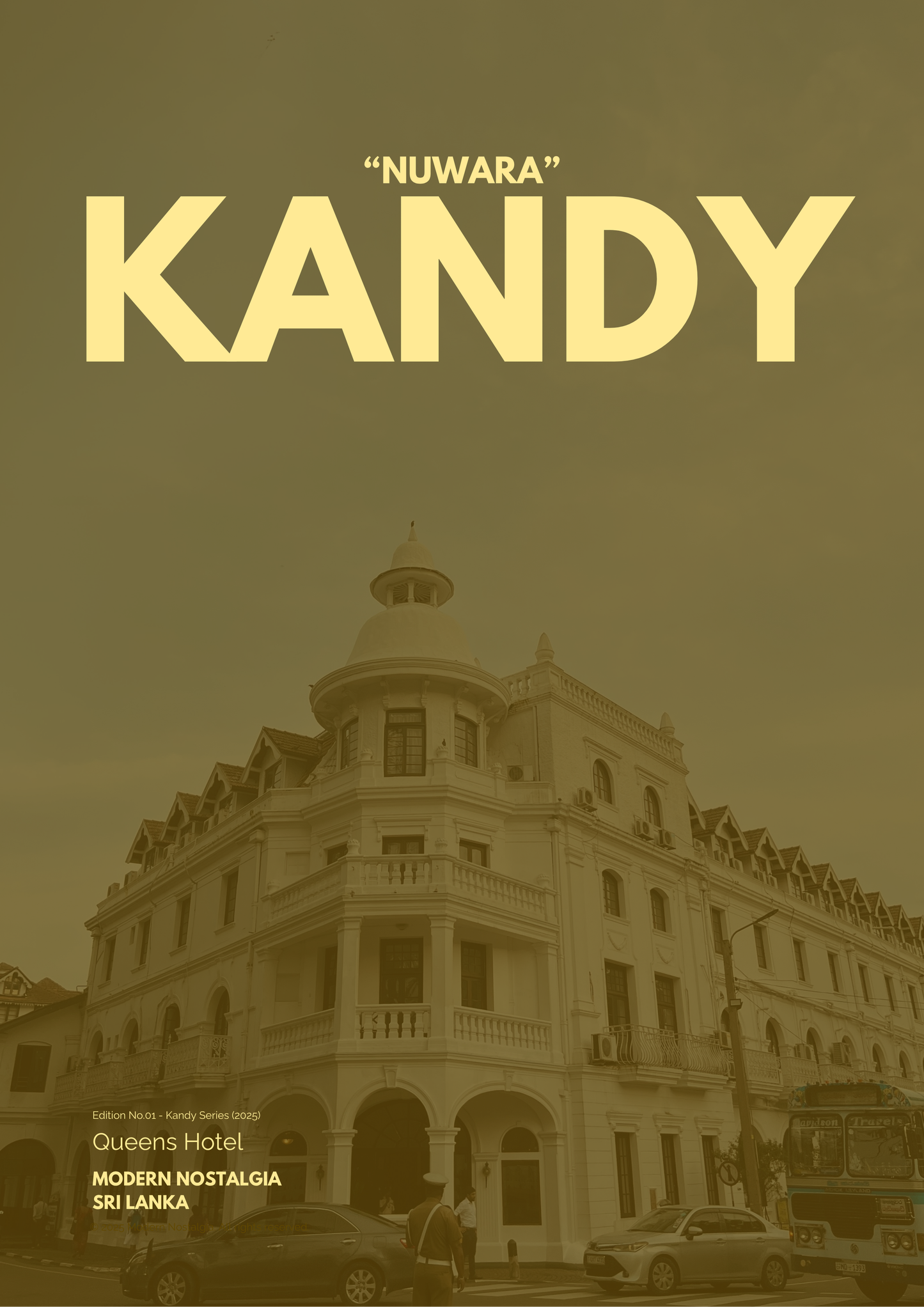 Queens Hotel Premium Poster (Kandy Series)