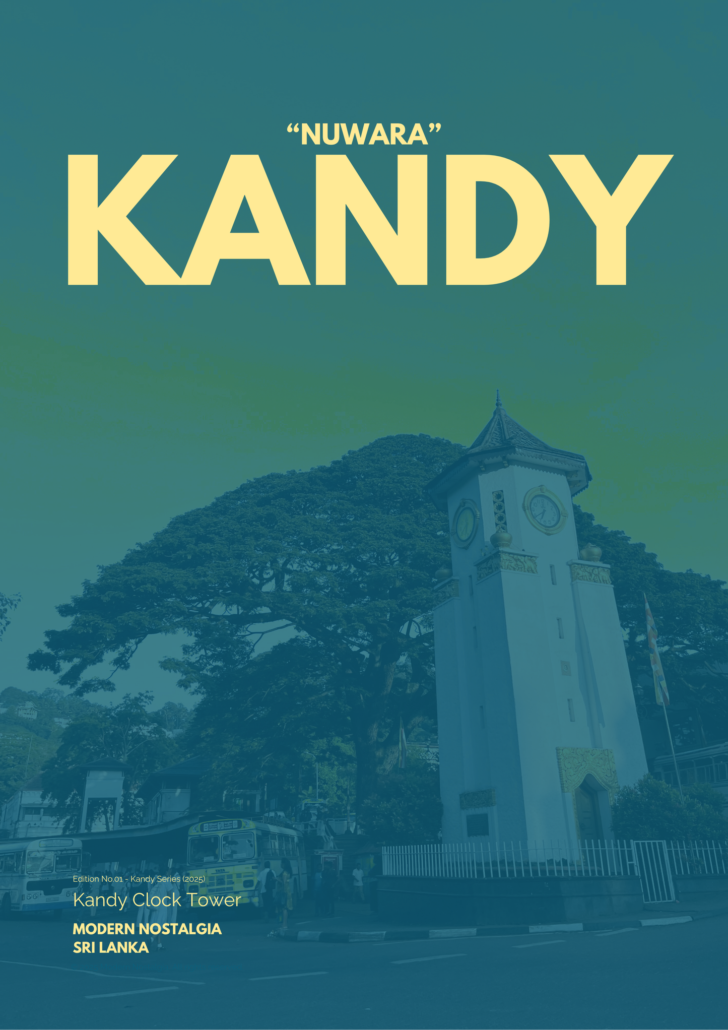 Kandy Clock Tower Premium Poster (Kandy Series)