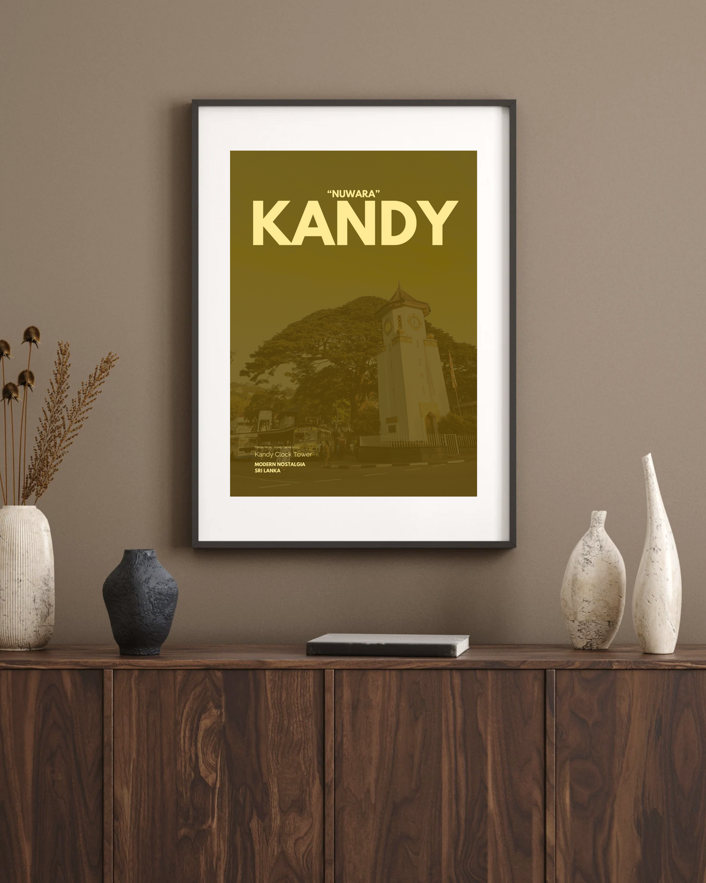 Kandy Clock Tower Premium Poster (Kandy Series)